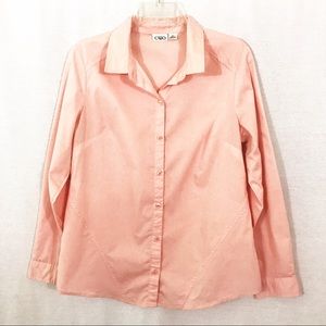 Cato Peach Button-up Shirt